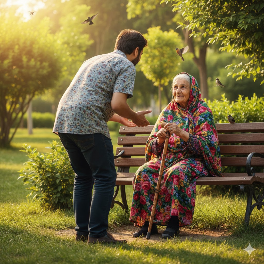 ۵ راه ساده برای ابراز محبت به سالمندان تنها